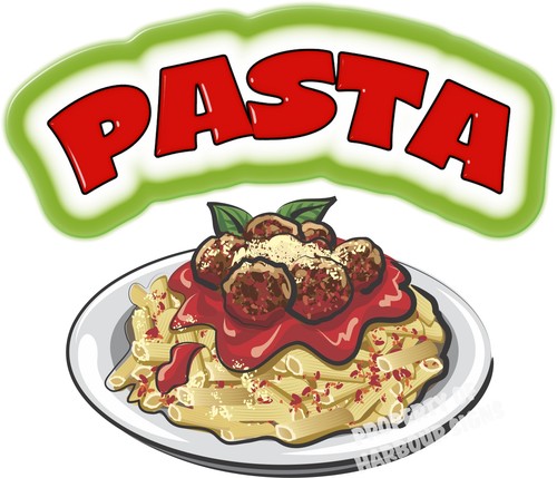 Pasta decal concession - 14",