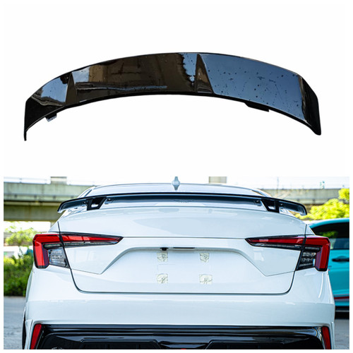 Glossy black rear wing - wing, spoiler