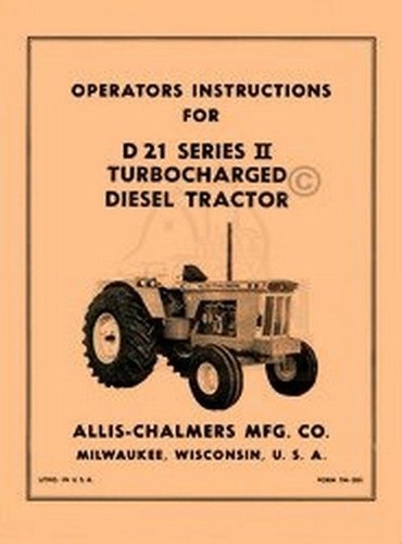 Allis chalmers d21 2 - chalmers, d-21