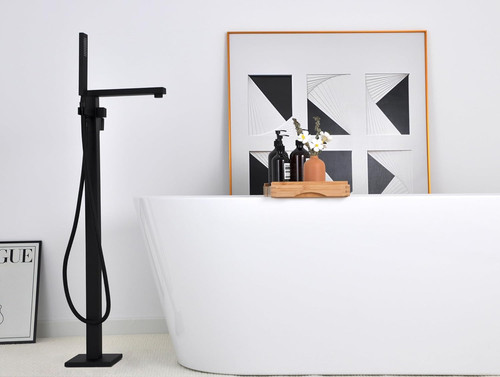 Floor mount bathtub faucet - floor,