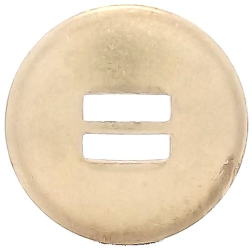 Slotted concho brass - slotted, 70/30