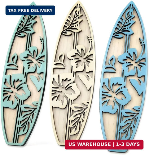 Surfboard wall decor - surfboard, 3