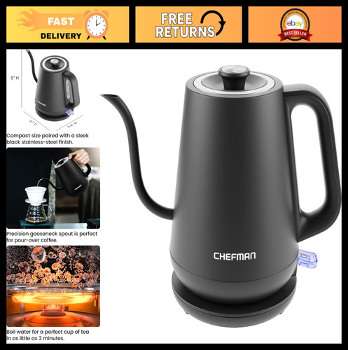 Electric gooseneck kettle 8l - electric,