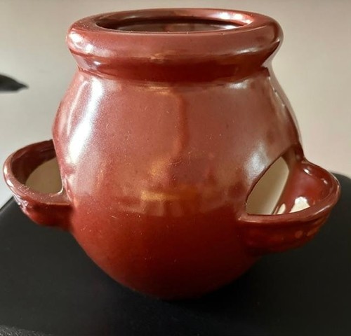 Strawberry ceramic planter - planter, or