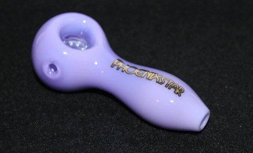 Lilac purple glass tobacco - purple,