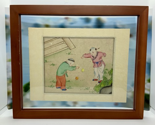 Antique chinese watercolor - antique,