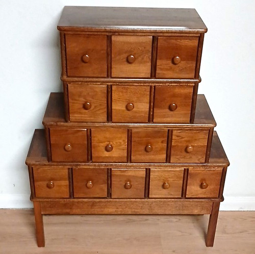 Drawer wooden chest of - 15-drawer,