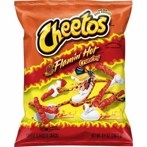 Cheetos crunchy flamin hot - crunchy,
