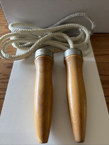 Vtg wooden handle ball bearing - wooden,