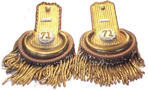 Civil war epaulettes 71st - civil,