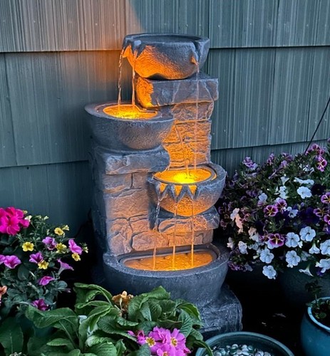 Outdoor water fountain led - ,