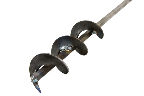 Dirt hole auger diameter - 2",