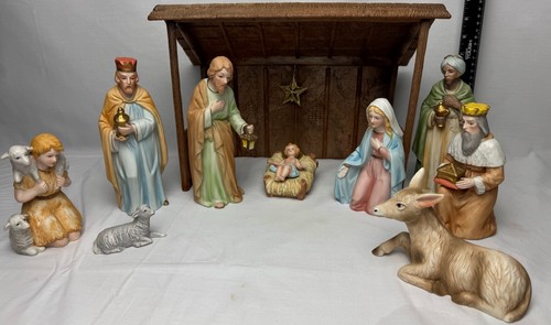 Vintage homco nativity - vintage, set