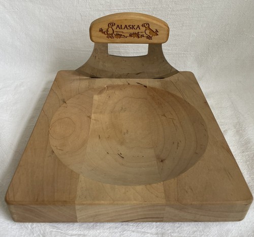 Alaska ulu wood cutting - alaska, board