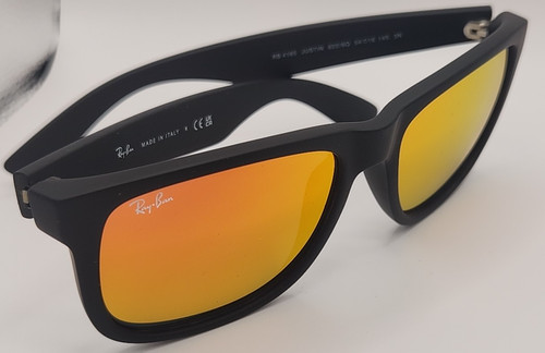 Ray ban justin - black, matte
