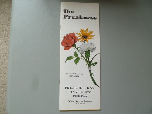 1979 preakness program mint - 1979,