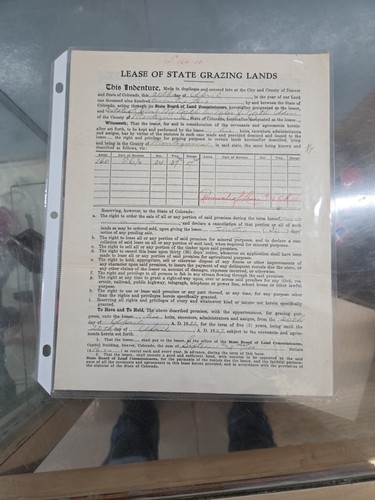 Lease state grazing lands - lease,