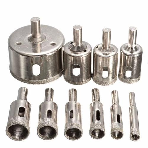 10pcs diamond hole saw - 10pcs,