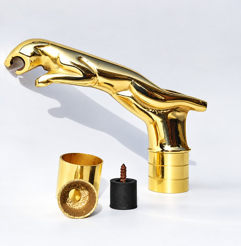 Solid brass jaguar handle only - solid,