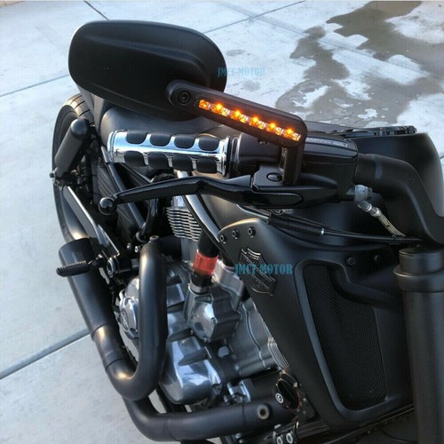 Black muscle side mirrors set - side,