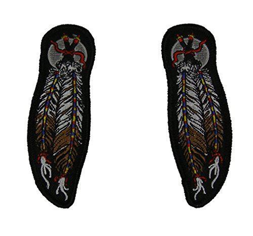 Native american feathers patch - native,
