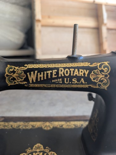 Antique white rotary sewing - antique,