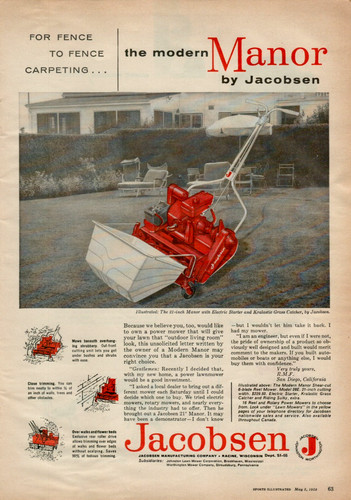 1958 jacobsen mfg - 1958,