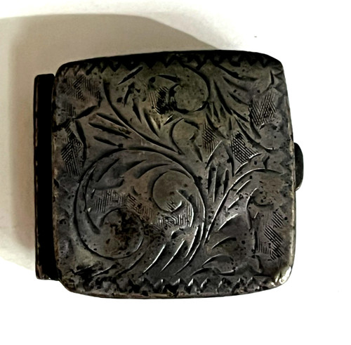 Vintage etched sterling silver - vintage,