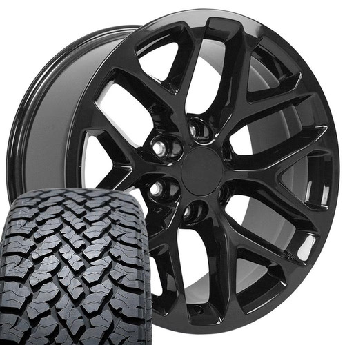5668 black 20x9 rims - 5668, &