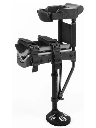 Hands free crutch with - hands,