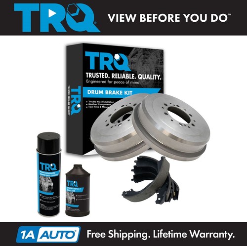 Trq rear brake drum shoe - trq,