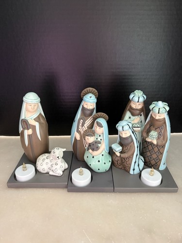 Partylite modern nativity - pc,