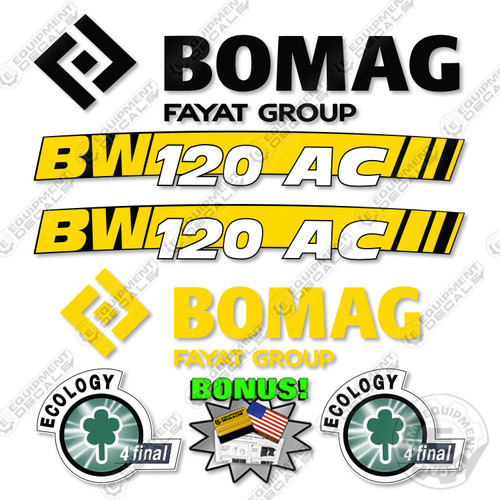 Fits bomag bw120ac decal - fits,