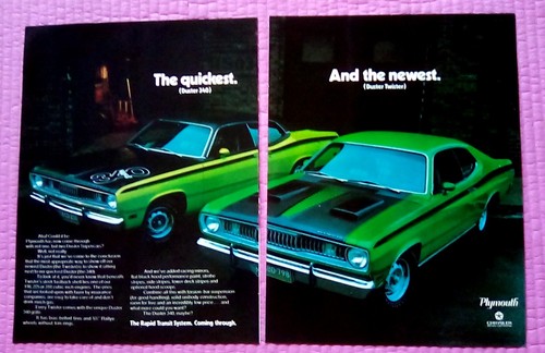 1971 plymouth duster - duster, 340