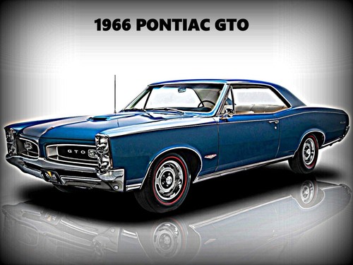 1966 pontiac gto blue - gto, new