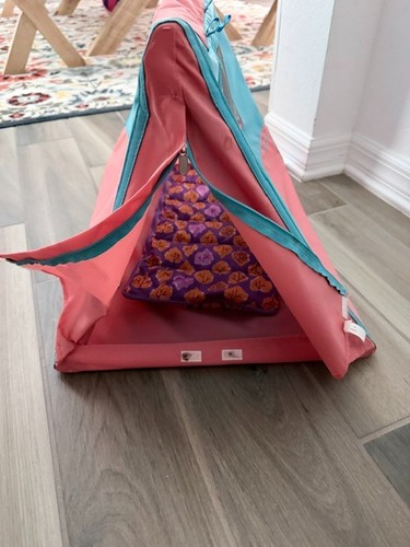 American girl doll camping - american,