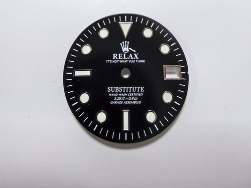 Relax dial black 5mm - relax, 28.5mm
