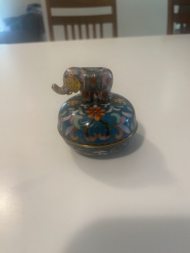 Vintage cloisonne trinket - cloisonne,