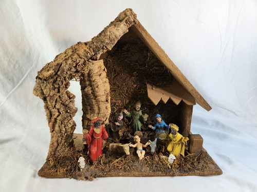Nativity set italy - set, italian