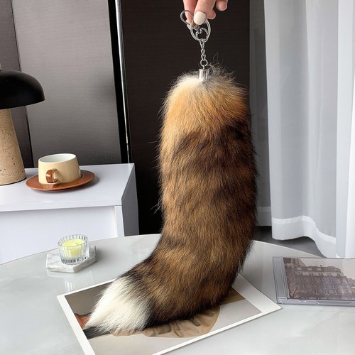 Real fox fur tail - fox,
