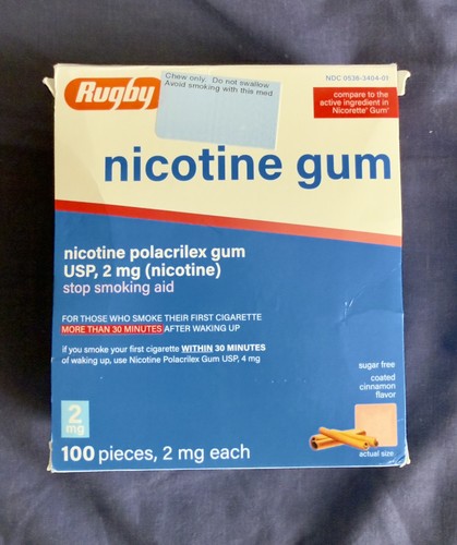 Rugby nicotine gum - gum, 2mg