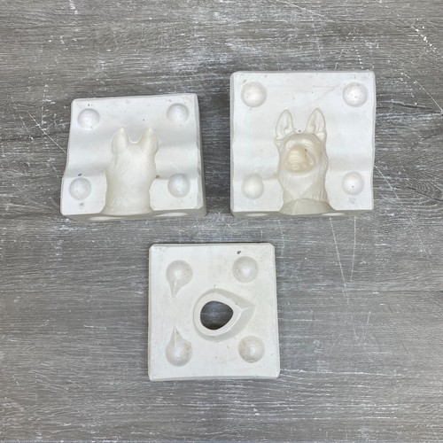 Ceramic slip casting mold dog - ceramic,
