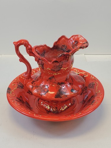 Pitcher and wash basin - pitcher,
