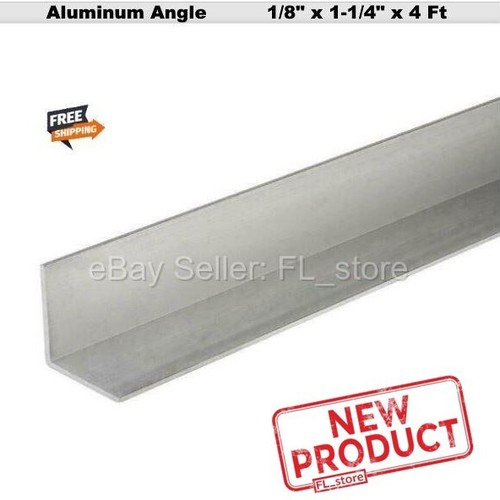 Aluminum angle 1 4 - aluminum, 1-1/4"