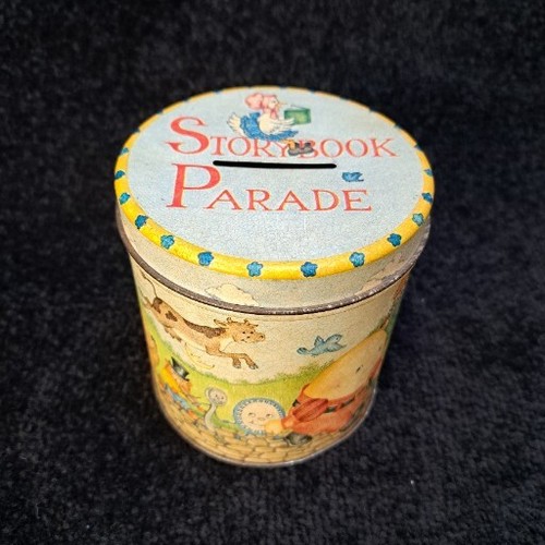Mother goose tin bank - goose,