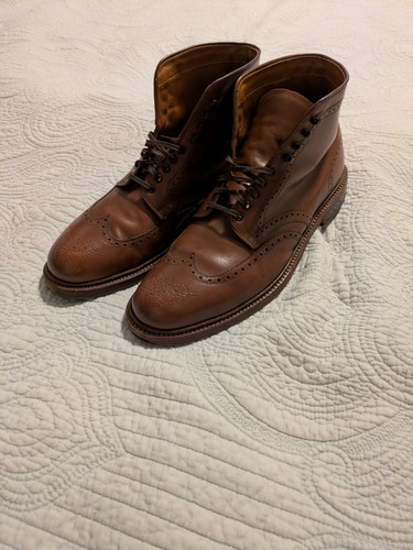 Alden 44618 wingtip boots 10d - boots,
