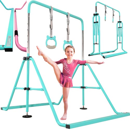 Folding gymnastics bar with - bar,