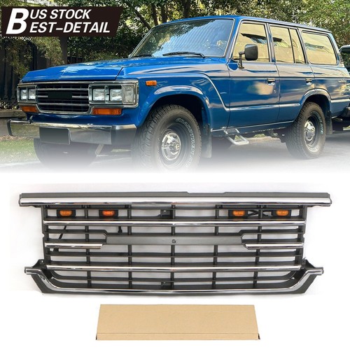 Chrome silver front grille - silver,