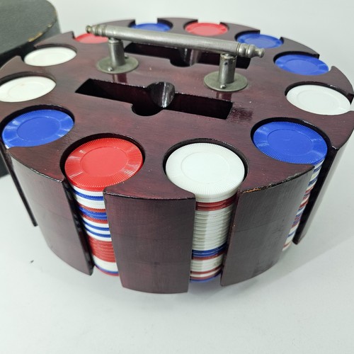 Vintage revolving poker - revolving, chip