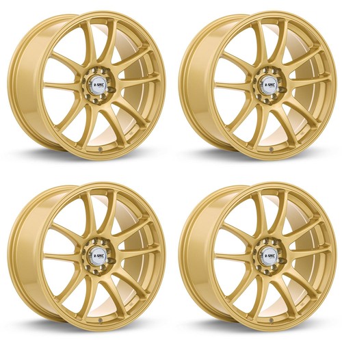 Set gold alloy wheels - 18",